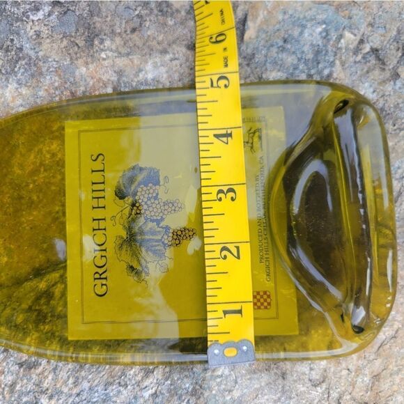 Pressed Glass Wine Bottle - Picture 3 of 8